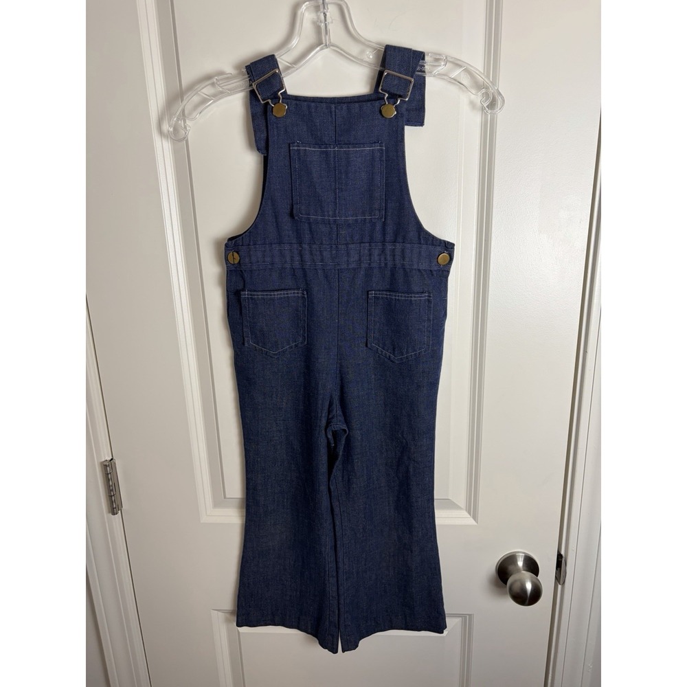 Vintage 1970s Health-Tex Kids Denim Overalls Toddler Size 6
